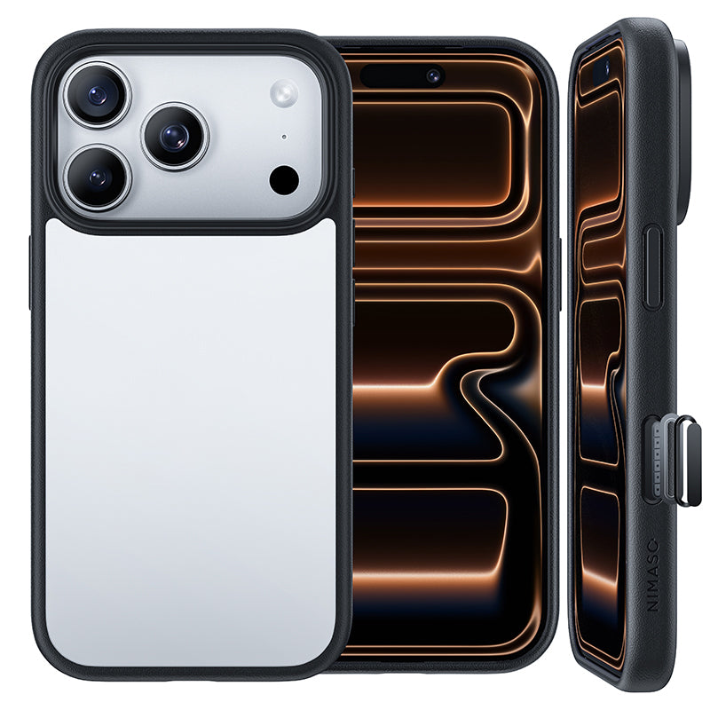 NIMASO iPhone 17/Pro/Pro Max/Air用ケース 半透明 耐衝撃 ワイヤレス