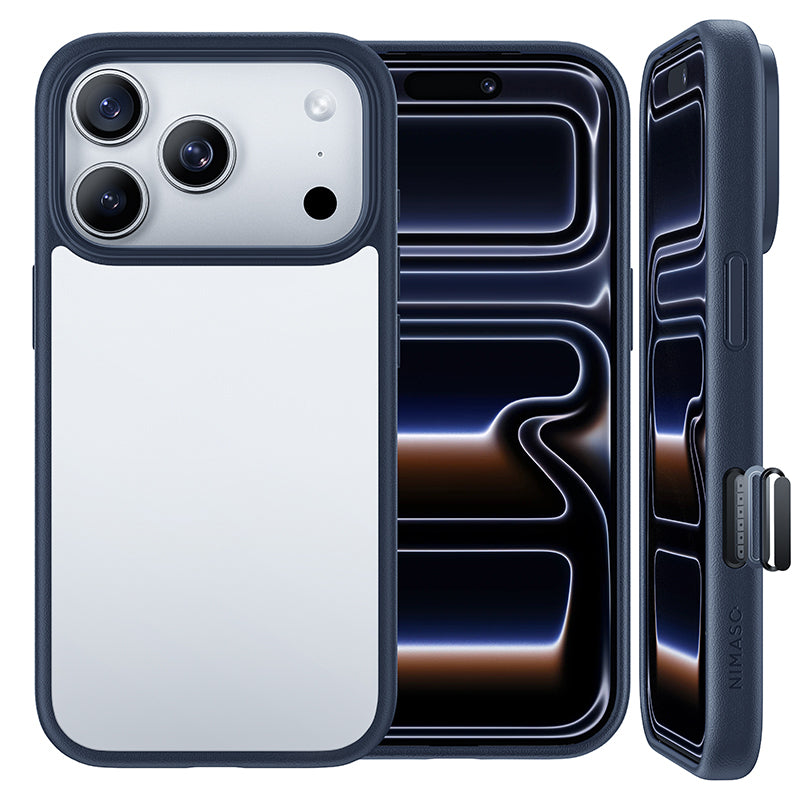 NIMASO iPhone 17/Pro/Pro Max/Air用ケース 半透明 耐衝撃 ワイヤレス