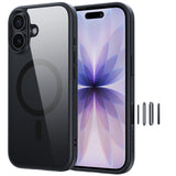 NIMASO iPhone 17/Pro/Pro Max/Air用ケース クリア MagSafe対応 黄変防止 指紋防止 耐衝撃（氷星シリーズ）