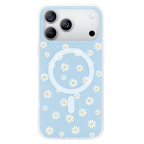 iPhone 17 ケース 花柄 軽量 おしゃれ ワイヤレス充電対応