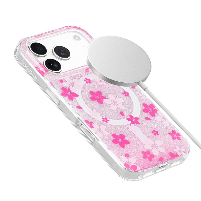 NIMASO ケース iPhone15用 MagSafe対応 シリコンケース 桜 NIMASO ケース iPhone15用 MagSafe対応 シリコンケース 桜 NIMASO