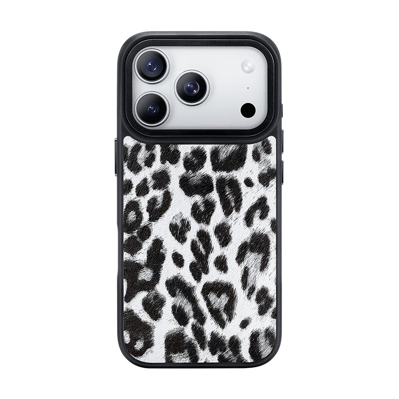 iPhone 17 Air ケース おしゃれ ユキヒョウ柄 耐衝撃