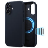 NIMASO iPhone 17/Pro/Pro Max/Air用 ケース MagSafe対応 シリコン 全面保護 耐衝撃 指紋防止 ワイヤレス充電対応 カメラコントロールカバー付き （望見シリーズ）