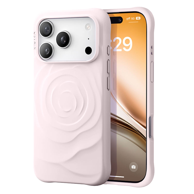 iPhone 17 シリコンケース ピンク かわいい・MagSafe対応・手触り抜群