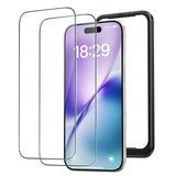 iPhone 17 Air 強化ガラスフィルム 黒縁 耐衝撃 全面保護