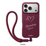 【NIMASO x Destinyシリーズ】 iPhone 17/17 Pro/17 Pro Max/iPhone 16/iPhone 16 Pro/iPhone 16 Pro Max用 ペアケース MagSafe対応 お揃いギフト 限定ストラップ付き