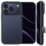 NIMASO Case for iPhone 17/Pro/Pro Max/Air, Semi-Transparent, Shockproof, Wireless Charging, with Strap Hole (Kuroba Series) 