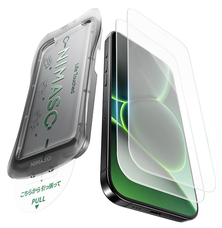 NIMASO iPhone 18 Pro アンチグレアガラスフィルム