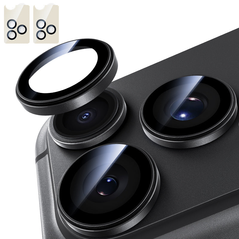 NIMASO Camera Film for iPhone 17/Pro/Pro Max/Air with Black Border and Guide Frame (1 Sheet/2 Sheets) 