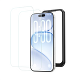 NIMASO Tempered Glass Film for iPhone 17/Pro/Pro Max/Air, Shockproof, with Guide Frame (2-Pack) 