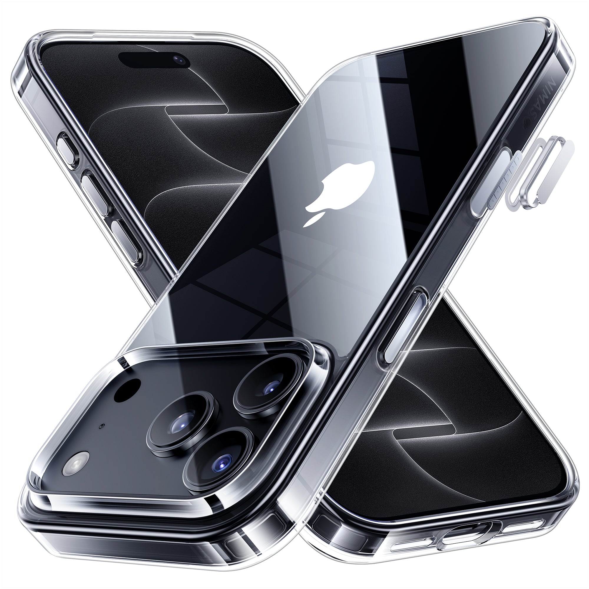 NIMASO 氷星 iPhone 17 クリア透明ケース 黄変しにくい 耐衝撃