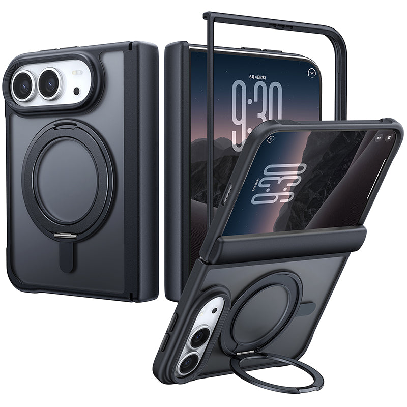 g*u様 Apple iPhone XS 512GB 難あり　ケースおまけ iPhone Duo 折りたたみ リング クリアケース magsafe対応 マグネット