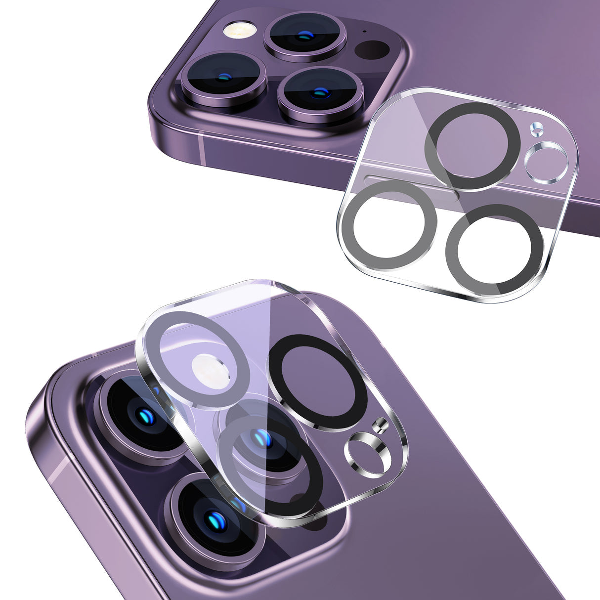 iPhone 14 pro用 ケース カメラフィルム付き マットブラック iPhone 14 ケース Plus カメラレンズ保護フィルム Pro