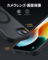 NIMASO iPhone 16eケース  MagSafeアクセサリー対応 スマホケース（黒羽シリーズ）