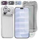 【対策品】【究極の保護セット】iPhone 17/18 Pro 対応 ガラスフィルム ＋ カメラ保護フィルム クリア / アンチグレア / 覗き見防止 アルミ合金