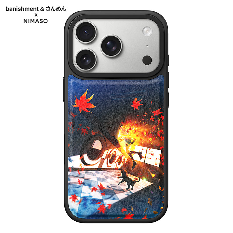 コラボ】NIMASO x banishment x さんめん「秋に迷い込む女子高生と猫