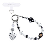 NIMASO スマホストラップ ドットハート