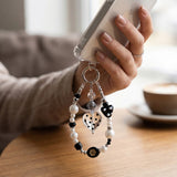 NIMASO スマホストラップ ドットハート