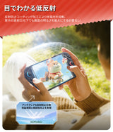 NIMASO アンチグレア Nintendo Switch 2用 ガラスフィルム サラサラ 反射防止 指紋防止 高感度タッチ 9Ｈ硬度 ガイド枠付き 2枚入り