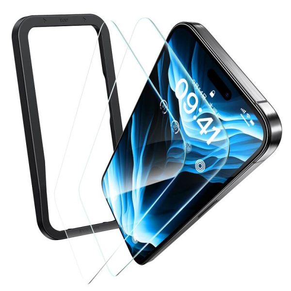 NIMASO ガラスフィルム iPhone 15 Pro Max 専用 強化ガラス 